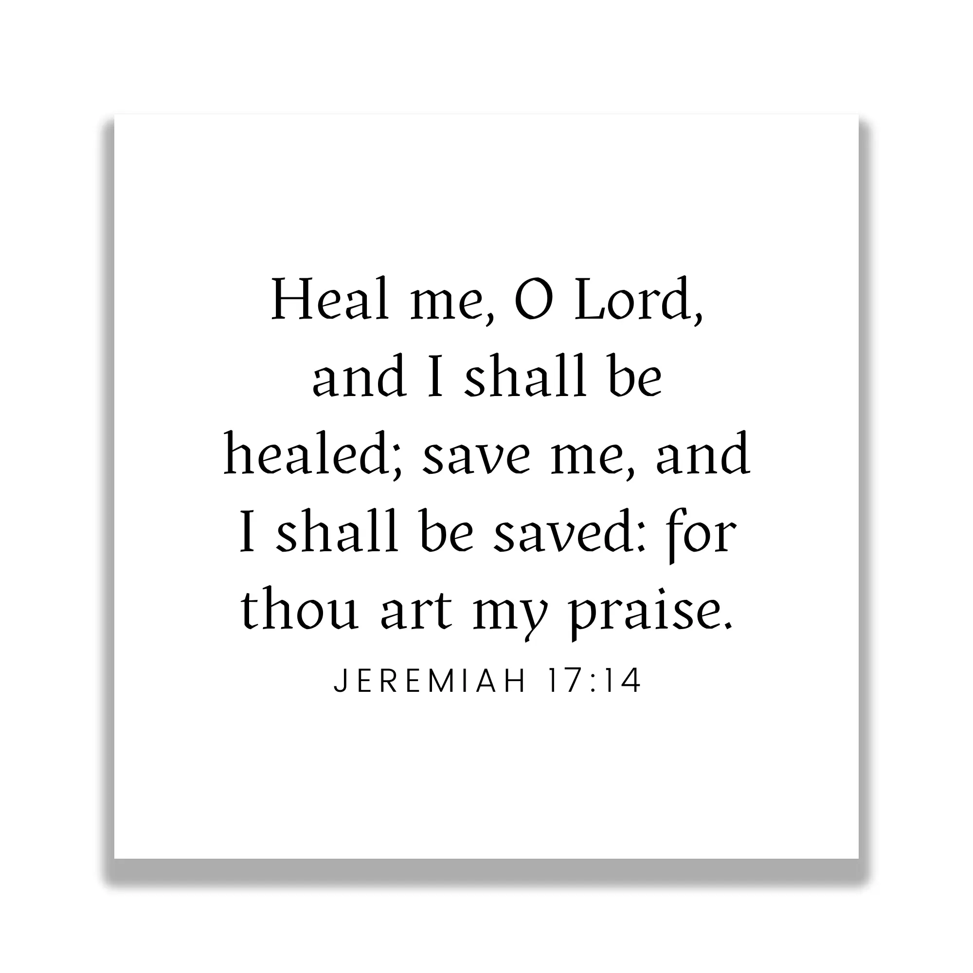 Healing Bible Verses Fabric Charm Pack - 30 Precut Quilt Squares