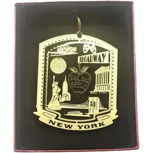 Big   York City Christmas Ornament Broadway Times Square Ball