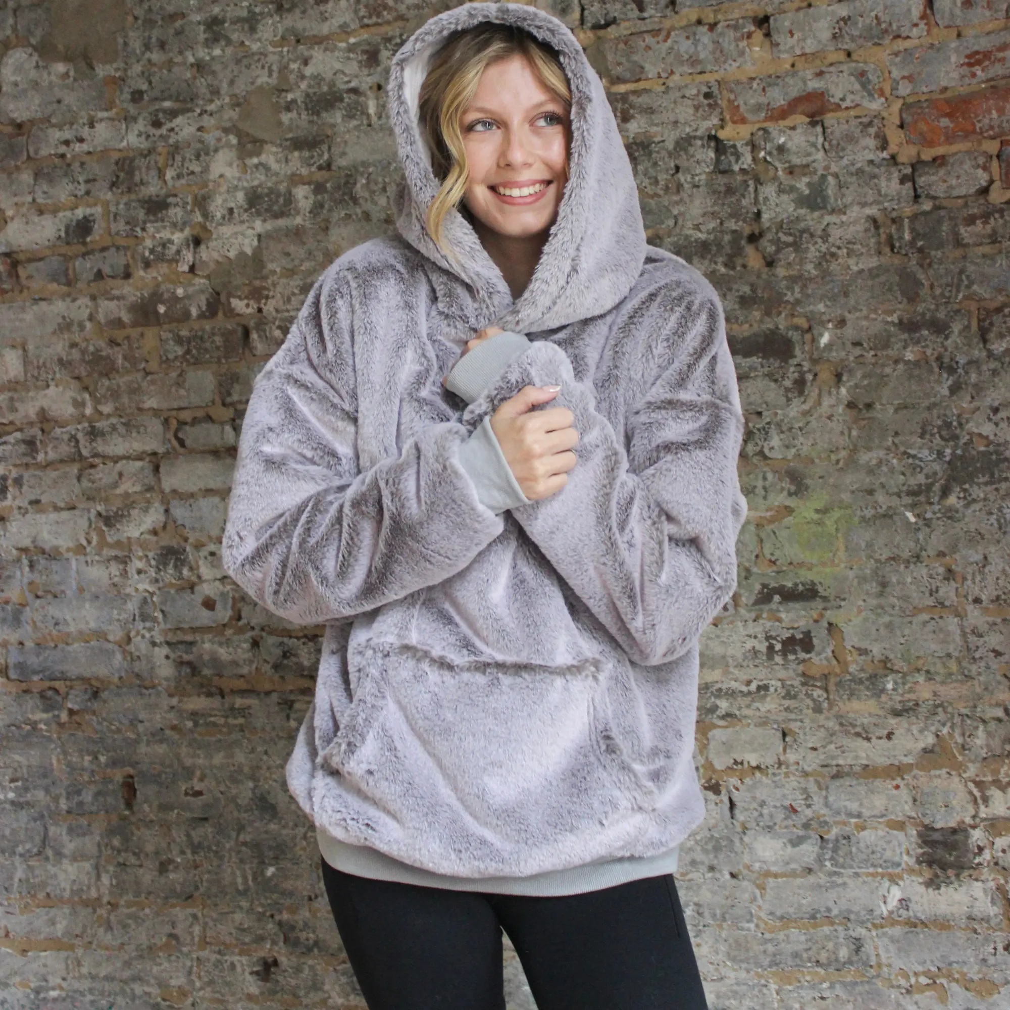 Coma Inducer Oversized Pullover Hoodie - Bunny Soft