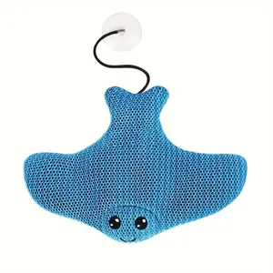 Reusable Scum Absorber Sponge, Cute Shark Design Hot Tub Scum Absorber, Oil Absorbing Sponge for Hot Tub, Bathroom Supplies
