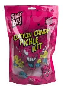 Sourboy Cotton Candy Pickle Kit Candy Snack bag Sourboy Cotton Candy Pickle Kit Candy Snack bag
