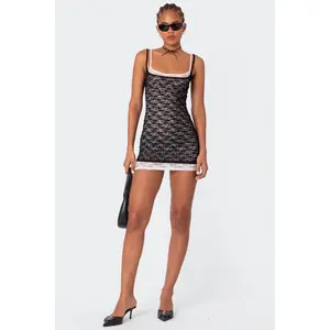 Vivian Layered Lace Mini Dress