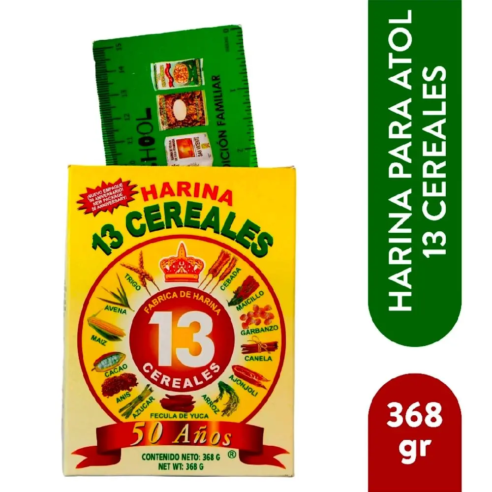 Atol  De 13 Cereales Bebida de Harina 1 cajita de  368g