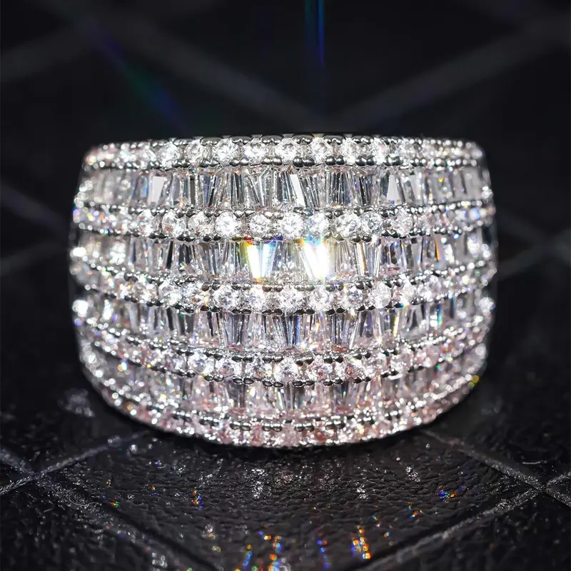 Fashion Promise Ring, Luxury Engagement Ring for Women, Fashion Engagement Rings, Elegant Jewelry for Party, Daily Clothing Decor, Elegant Casual Ring, Trendy All-match & Exquisite Jewelry for Birthday Gift