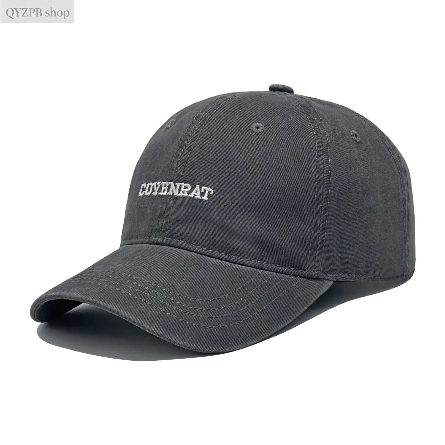 Unisex Oversized Wide-Brim Baseball Cap - American Style Washed Soft Top Hat with Double Embroidery, Letter Detail, Adjustable Back, Breathable, Lightweight, Casual Streetwear for Outdoor Wear, Daily Use, Oversized Wide-Brim Hats, Unisex Fit