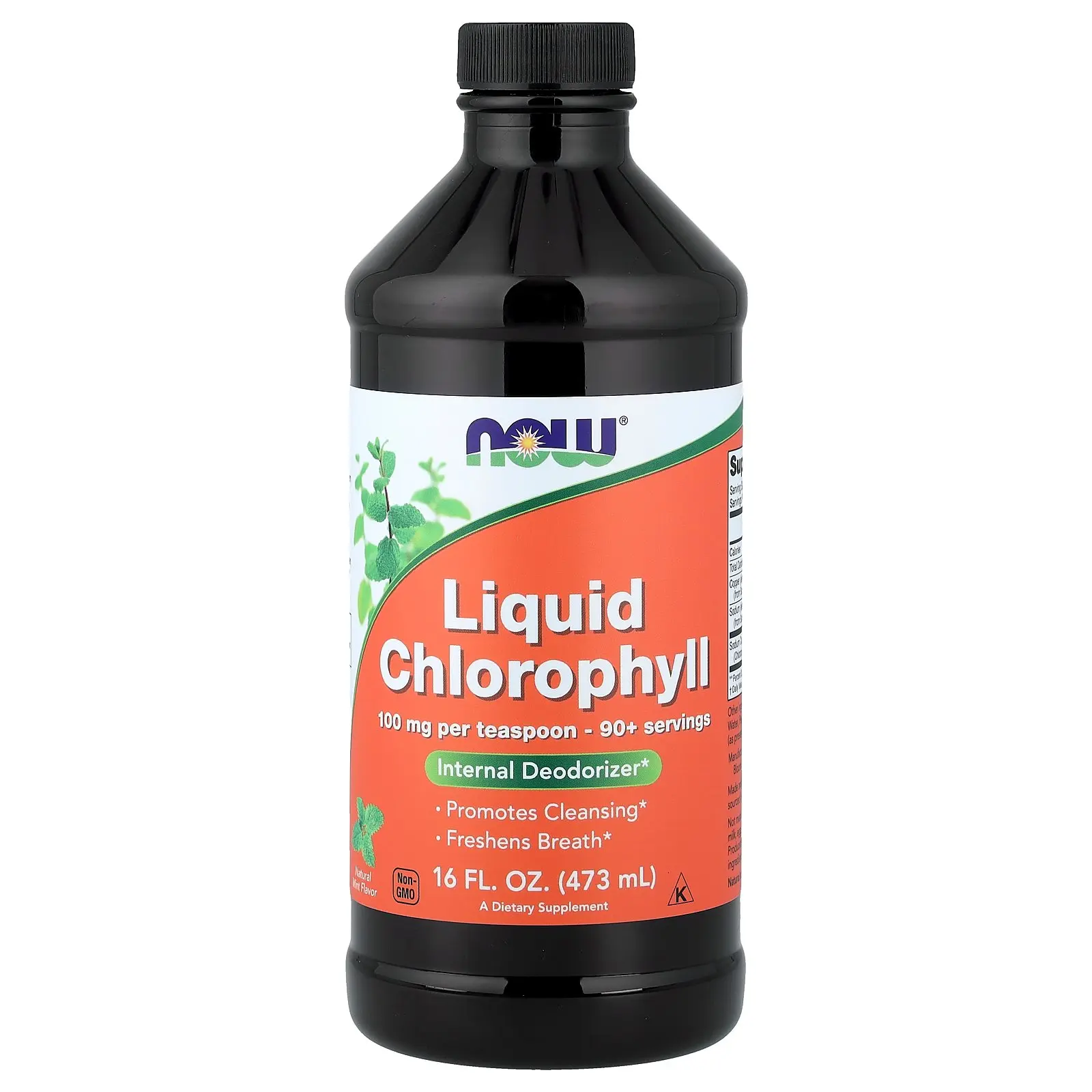 NOW Foods Liquid Chlorophyll, Mint , 16 fl oz (473 ml) NOW Foods Liquid Chlorophyll, Mint , 16 fl oz (473 ml)