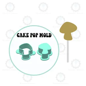Mushroom Cake Pop Mold | Deluxe Cutter, Popper