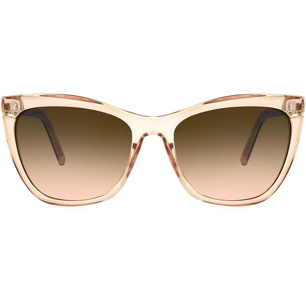 Sofia Vergara x Foster Grant Celebrity-Inspired Modern Outdoor-Grade Women's Cat-Eye Sunglasses, 100% UVA-UVB Protection, Non-Scratch Dark Lenses, Leopard Print Spring Closure Case, Celebrity-Inspired Women's Sunglasses, Outdoor-Grade Women's Sunglasses