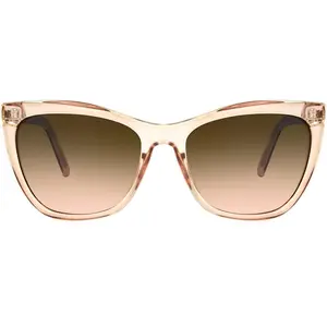 Sofia Vergara x Foster Grant Anti-UV Women's Cat-Eye Sunglasses, Scratch-Resistant Lenses, 100% UVA-UVB Protection, Leopard Print Case with Spring Closure, Anti-Uv Women's Sunglasses
