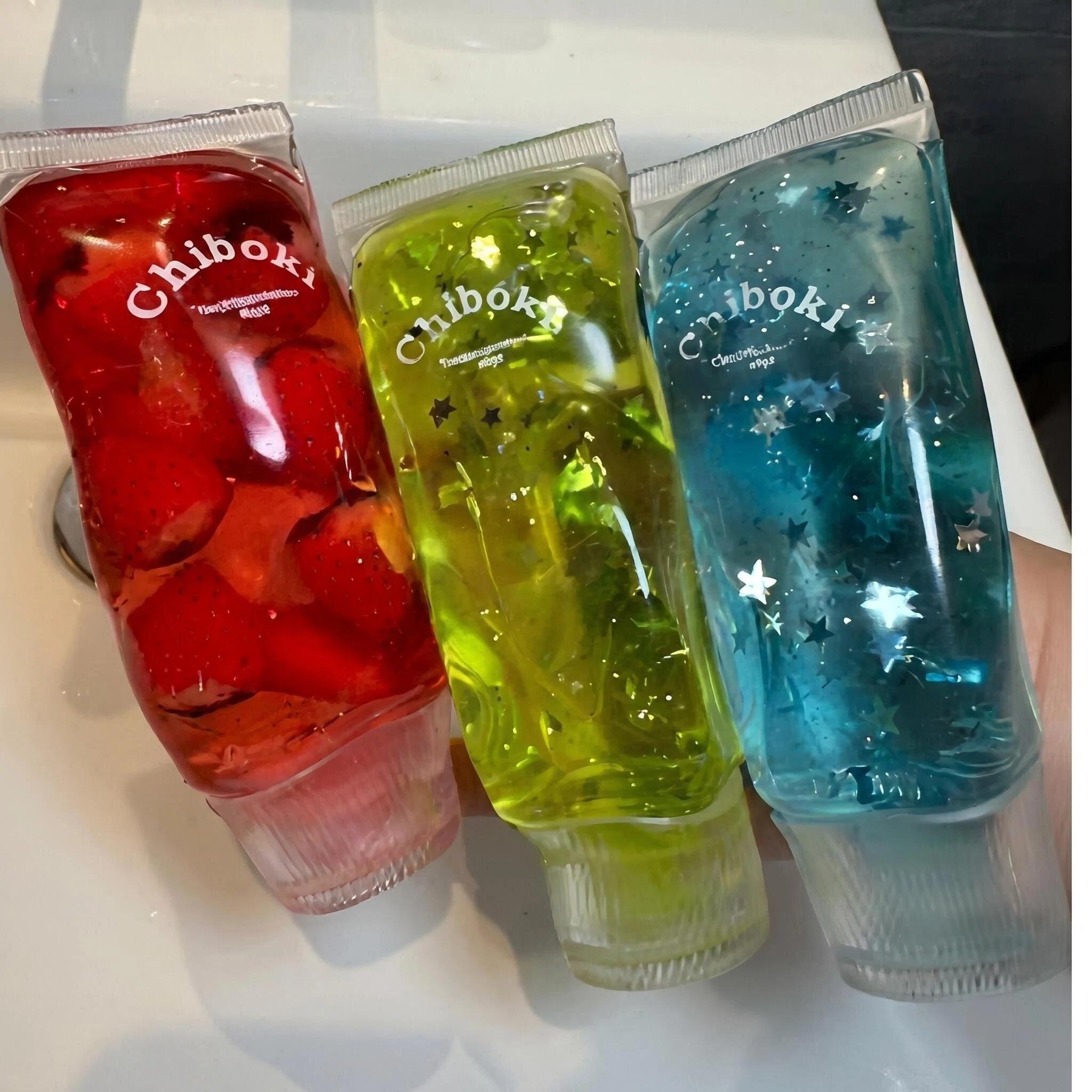 Glitter Green Clover Squeeze Toy Stress Relief Toothpaste Shaped Squishy Toy for Kids and Adults
