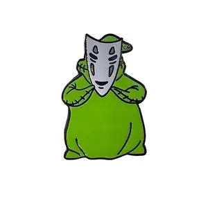 Oogie Boogie No-Face glow-in-the-dark enamel pin