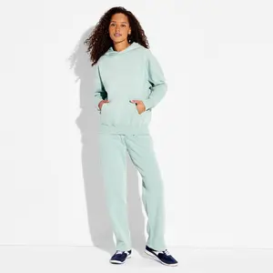 Women's Oversized Hooded Pullover Sweater - Wild Fable Slate Blue XS