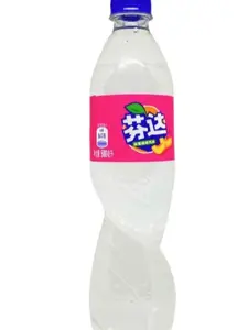 Fanta Peach Bottle 500ML - Refreshing Peach-Flavored Soda for On-The-Go Enjoyment