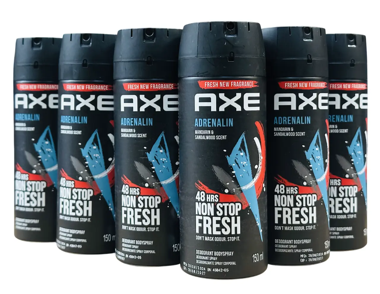 Axe Adrenalin  – Mandarin & Sandalwood Scent Body Spray 150ml