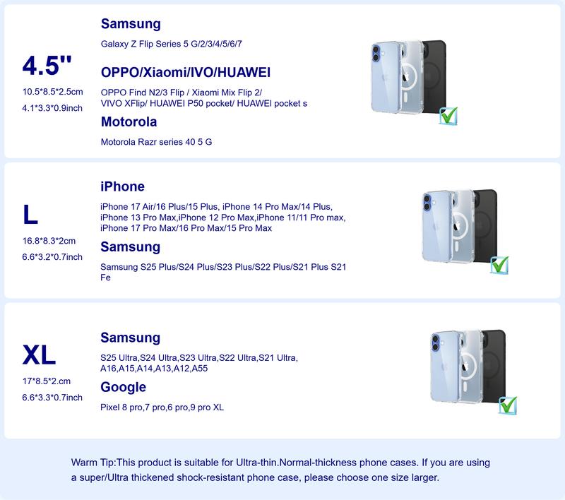 Cell Phone Holster Pouch Nylon Belt Clip Strong Magnet Card Slot Carrying Perfect For Outdoor Daily Use For iPhone17/16 Pro Max/Samsung S25 Ultra/Google Pixel For Man