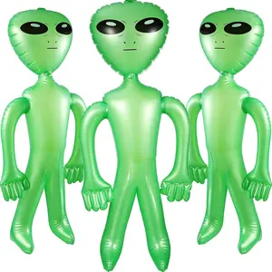 3 Pcs 35 Inch Alien Inflates Inflatable Alien Jumbo Alien Blow Up Toy For Party Decorations, Birthday, Halloween, Alien Theme Party