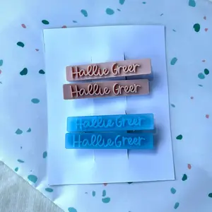 Personalized Hair Clips