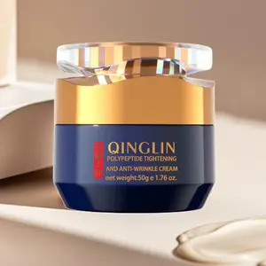 QINGLIN enriched with peptides, squalane & niacinamide, cream smooth texture easy to use - suitable for morning skin care on the face and forehead