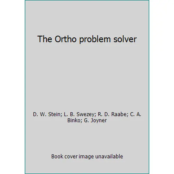USED-The Ortho problem solver by D. W. Stein (Hardcover)