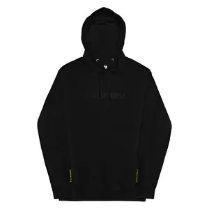 Obsidian Black - Midweight Hoodie