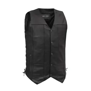 Diablo Men's Motorcycle Leather Vest