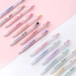 HANKU Premium Retractable Metallic Glitter Pen with 16 Vivid Colors | Smooth Writing, Card Making, DIY Crafts & Perfect Gift Option