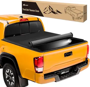 Nilight Soft Roll Up Truck Bed Tonneau Cover Compatible with Toyota Tacoma 2016 2017 2018 2019 2020 2021 2022 2023 5ft Car Accessories  dealsforyoudays