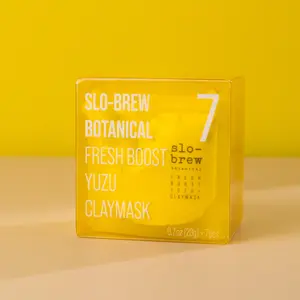 Vitamin C Face Mask with Kaolin Clay, Turmeric and Japanese Lemon for Advanced Collagen Renewal, Dark Spots, Dull Skin, Achieve Instant Glass Skin & Radiant Glow