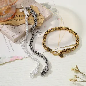 Retro hip-hop dragon bracelet men's jewelry personality hip-hop punk high-end design bracelet