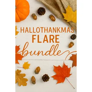Hallothanksmas Flare Bundle (1 Fiona Flare + 1 Hallothanksmas Shirt)