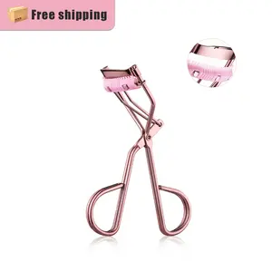 Professional Lash Curler with Comb - Rose Gold Finish for Enhanced Eyelash Curling ,New upgraded eyelash curler with soft silicone, no damage to eyelashes- Free Shipping