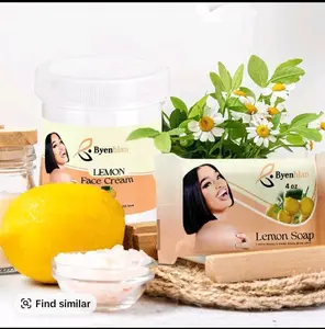 Byenblan Lemon Face Cream and Soap, 2 sets