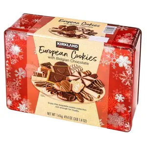 Kirkland Signature European Cookies with Belgian Chocolate 49.4 Ounces - 15 Variety Pack - Perfect Christmas Gift