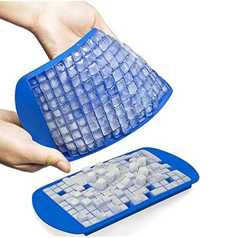 Ice Cube Tray, 1 Count Reusable Ice Trays for Freezer, 160 Grids Ice Cube Maker Mold, Easy Release Ice Tray for Home Party Drink Making, Kitchen Utens