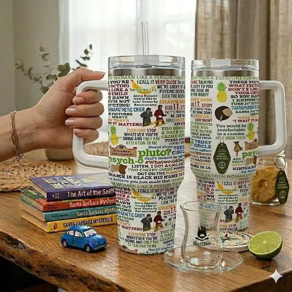 Psych Tv Show V2 40 Oz Tumbler, Gift For Fans