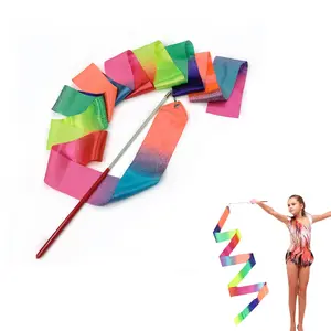 Colorful Rhythmic Gymnastics Ribbon 78.7in/157.4in Dance Ribbons for Kids, Dance Class, Princess Party Favors, School and Home Game, Ideal for Girls on Children's Birthday Party or Christmas