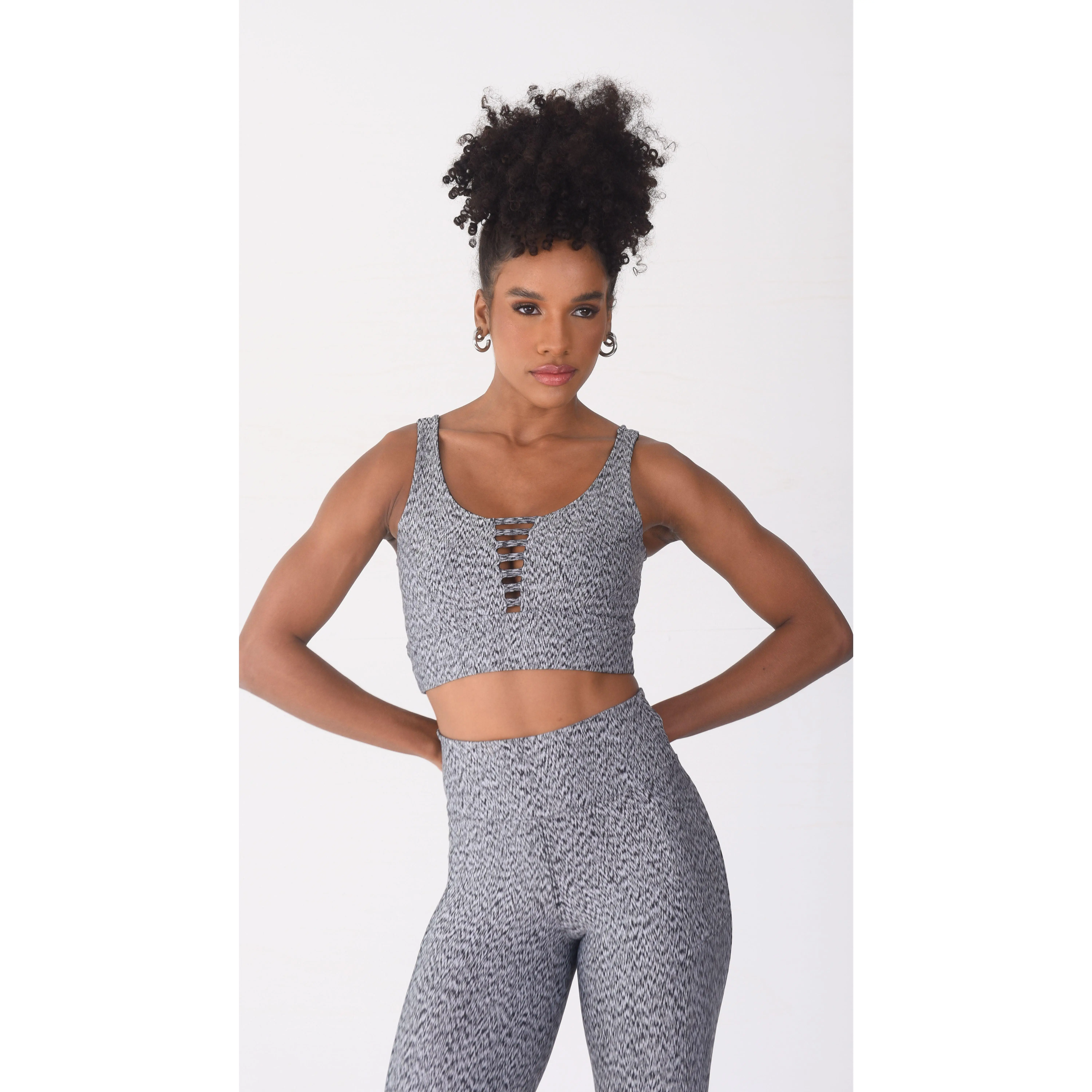 Heather Grey Cali Sport Bra