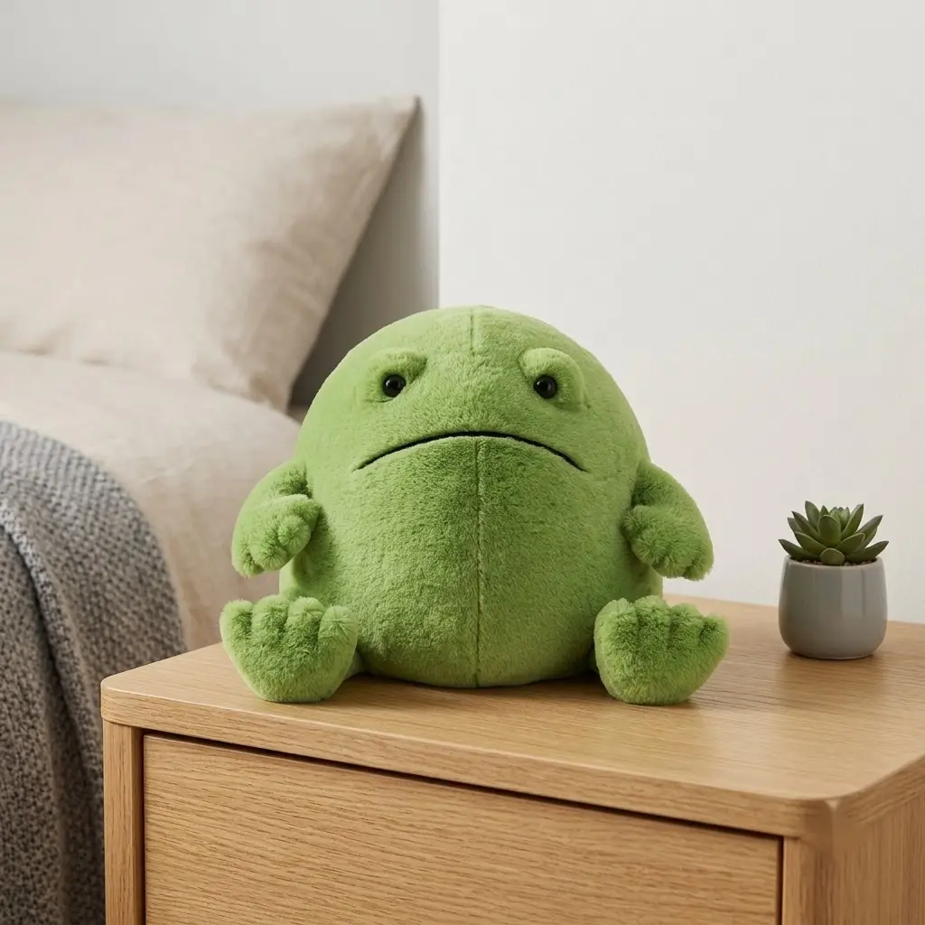 Jellycat Meet Ricky Rain Frog by Jellycat – Adorable Round Frog Character, Cozy Keepsake & Unique Collector Gift