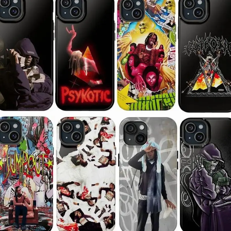 Osamason Grey Day Tough Phone Case Ver2 - Polycarbonate, Shockproof Cover for Suicideboys Fans - Compatible with iPhone 11-17 Pro Max/Plus, Samsung Galaxy S23-25