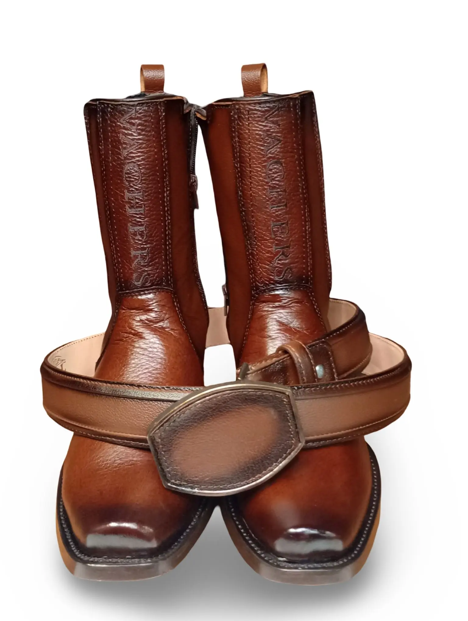 Botin Vaquero Estilo Dubai Venado Miel Para Caballero Botin Vaquero Estilo Dubai Venado Miel Para Caballero
