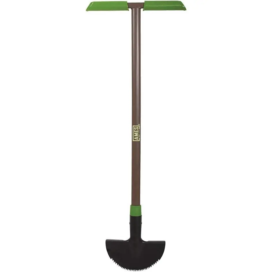 39-Inch Saw-Tooth Border Edger with T-Grip – Heavy-Duty Lawn & Garden Landscaping Tool
