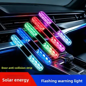 Solar light car door anti-collision strip anti-scratch anti-collision sticker 5-color light door edge protection strip motorcycle