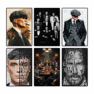Mafia Movie Poster Vintage Style Dark Crime Aesthetic Wall Art Gangster Legacy Print Gift for Film Lovers