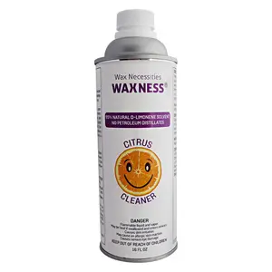 WAXNESS Citrus Solvent Equipment Cleaner 95% Natural D-Limonene 16oz