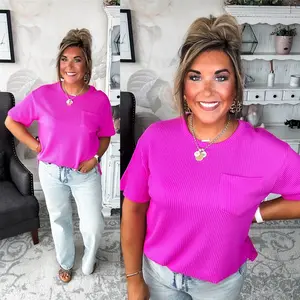 Everybody's Asking Top - Fuchsia