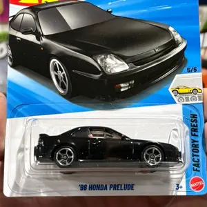 Black 1998 Honda Prelude Diecast car 1:64 scale