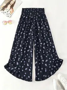Women's Polka Dot Print Wide Leg Casual Pants, Comfortable and Stylish Bottoms for Daily Wear, Perfect for Leisure and Relaxing