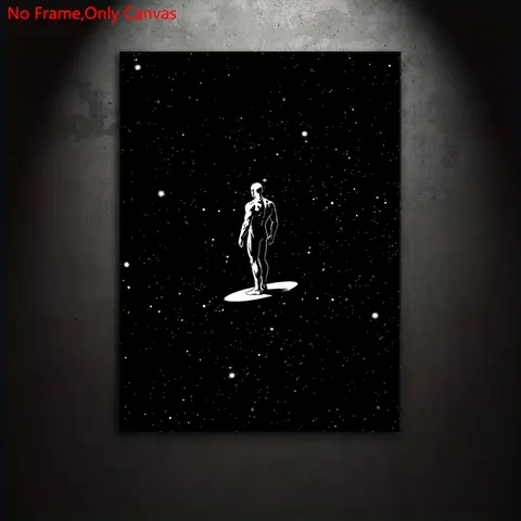 1 piece/set of frameless canvas painting print poster, Canvas Prints, classic realistic art, superheroes in the universe, perfect gift for movie fans, ideal gift for bedroom, living room, kitchen, wall & room decoration