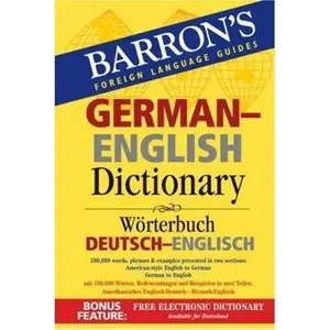 USED-Barron's German-English Dictionary: Worterbuch Deutsch-Englisch (Barron's Foreign Language Guides) by Ursula Martini (Paperback)