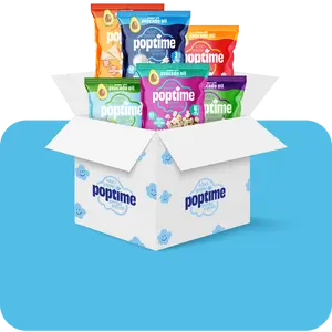 Poptime Teaser Variety Popcorn Pack – Case of 6